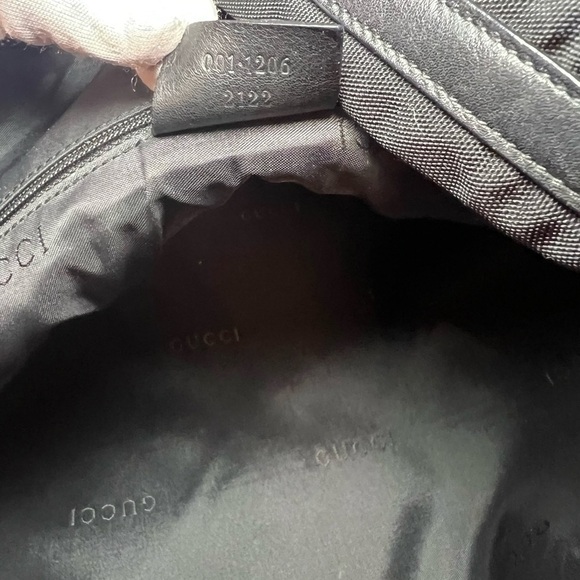 GUCCI Charlotte Black Leather Hobo Bag - Picture 5 of 7